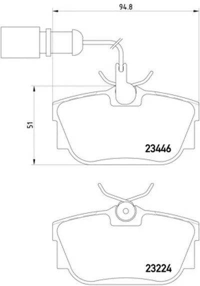Комплект тормозных колодок, дисковый тормоз HELLA PAGID купить
