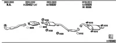 Система выпуска ОГ WALKER купить