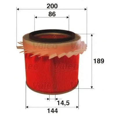 Воздушный фильтр VALEO купить