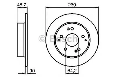 Тормозной диск BOSCH купить
