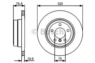 Тормозной диск BOSCH купить