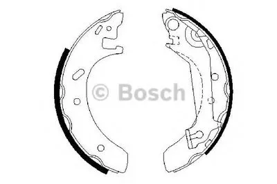 Комплект тормозных колодок BOSCH купить