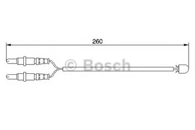 Сигнализатор, износ тормозных колодок BOSCH купить