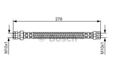 Тормозной шланг BOSCH купить