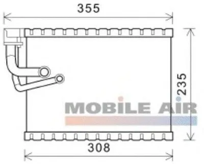 Испаритель, кондиционер VAN WEZEL купить