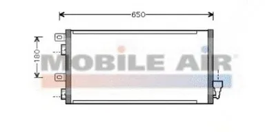 Конденсатор, кондиционер VAN WEZEL купить