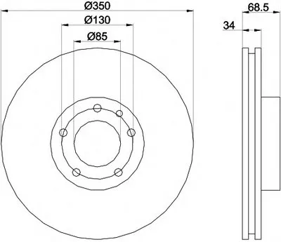 Тормозной диск TEXTAR купить