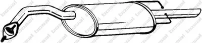 Глушитель выхлопных газов конечный BOSAL купить