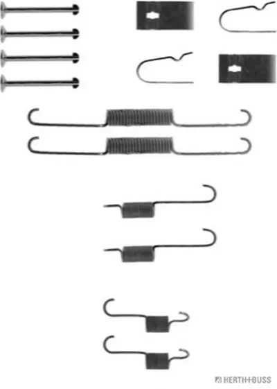 Комплектующие, тормозная колодка HERTH+BUSS JAKOPARTS купить