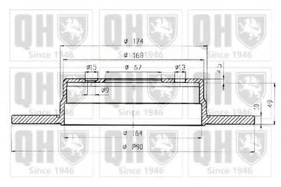 Тормозной диск QUINTON HAZELL купить