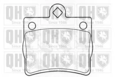 Комплект тормозных колодок, дисковый тормоз QUINTON HAZELL купить