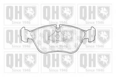 Комплект тормозных колодок, дисковый тормоз QUINTON HAZELL купить