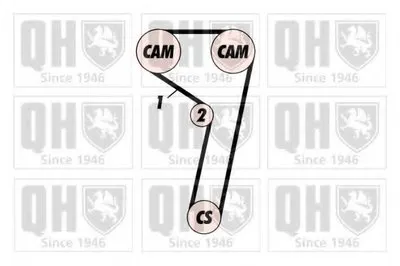 Ремень ГРМ QUINTON HAZELL купить