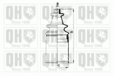 Комплект пылника, приводной вал QUINTON HAZELL купить