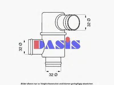 Термостат, охлаждающая жидкость AKS DASIS купить