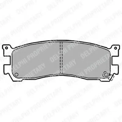 Комплект тормозных колодок, дисковый тормоз DELPHI купить
