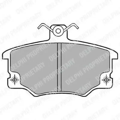 Комплект тормозных колодок, дисковый тормоз DELPHI купить