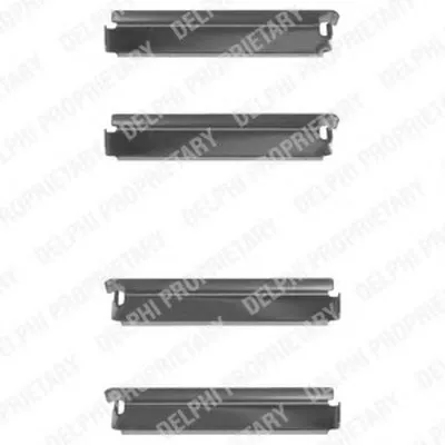 Комплектующие, колодки дискового тормоза DELPHI купить