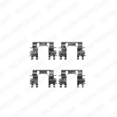 Комплектующие, колодки дискового тормоза DELPHI купить