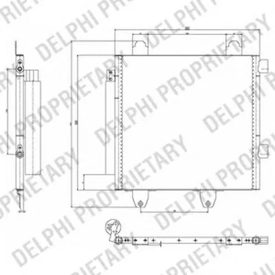 Конденсатор, кондиционер DELPHI купить