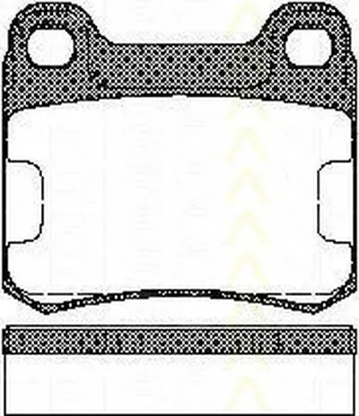 Комплект тормозных колодок, дисковый тормоз TRISCAN купить