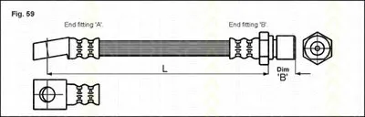 Тормозной шланг TRISCAN купить