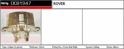 Тормозной суппорт Remanufactured REMY (Multiline) DELCO REMY купить