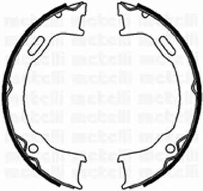 Комплект тормозных колодок, стояночная тормозная система METELLI купить