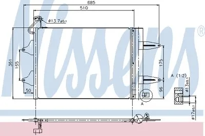 Конденсатор, кондиционер NISSENS купить