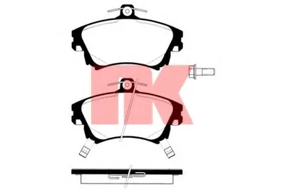 Комплект тормозных колодок, дисковый тормоз NK купить