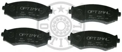 Комплект тормозных колодок, дисковый тормоз OPTIMAL купить