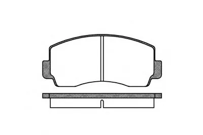 Комплект тормозных колодок, дисковый тормоз REMSA купить
