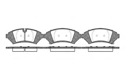 Комплект тормозных колодок, дисковый тормоз WOKING купить