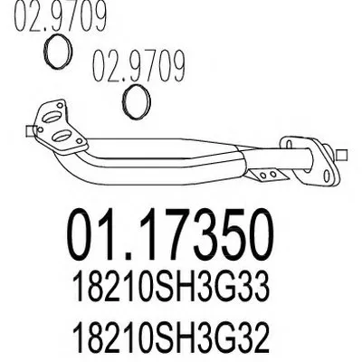 Труба выхлопного газа MTS купить