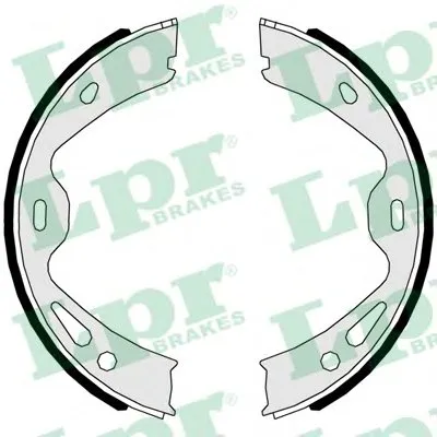 Комплект тормозных колодок, стояночная тормозная система LPR купить