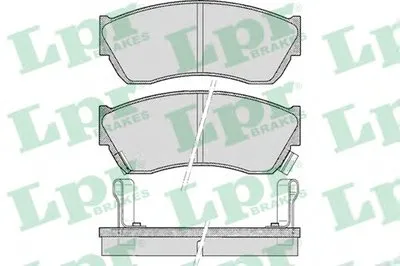 Комплект тормозных колодок, дисковый тормоз LPR купить