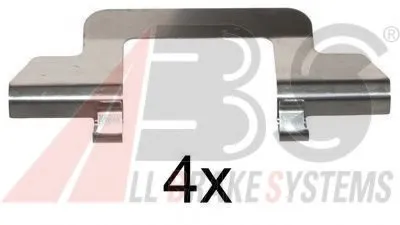 Комплектующие, колодки дискового тормоза A.B.S. купить