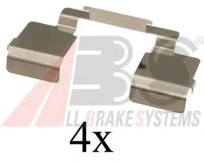 Комплектующие, колодки дискового тормоза A.B.S. купить