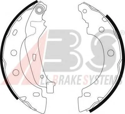 Комплект тормозных колодок A.B.S. купить