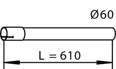 Труба выхлопного газа DINEX купить