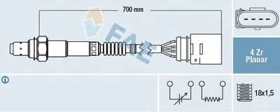Лямда-зонд FAE купить