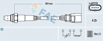 Лямда-зонд FAE купить