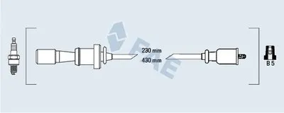 Комплект проводов зажигания FAE купить