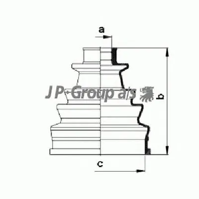 Комплект пылника, приводной вал QH JP GROUP купить