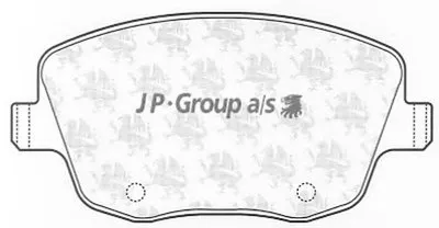 Комплект тормозных колодок, дисковый тормоз QH JP GROUP купить