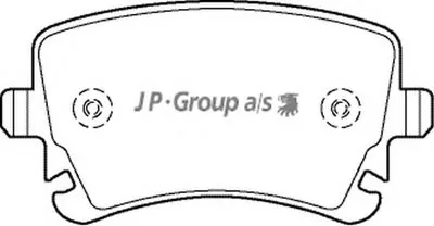Комплект тормозных колодок, дисковый тормоз QH JP GROUP купить