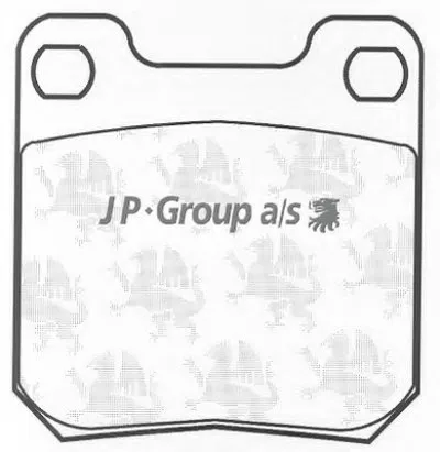 Комплект тормозных колодок, дисковый тормоз QH JP GROUP купить
