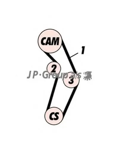 Комплект ремня ГРМ QH JP GROUP купить