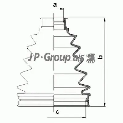 Комплект пылника, приводной вал QH JP GROUP купить
