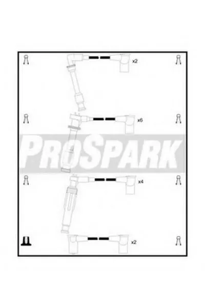Комплект проводов зажигания ProSpark STANDARD купить